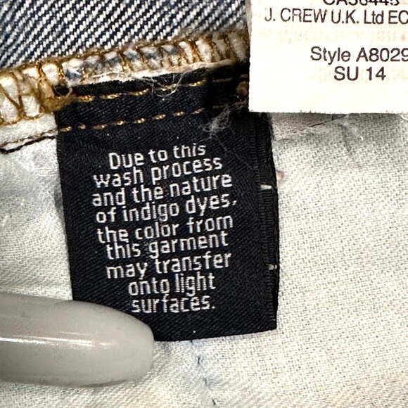 POINT SUR‎ Mid Rise Distressed Bootcut Jeans - EUC - size 26 - blue - ripped - Picture 11 of 13